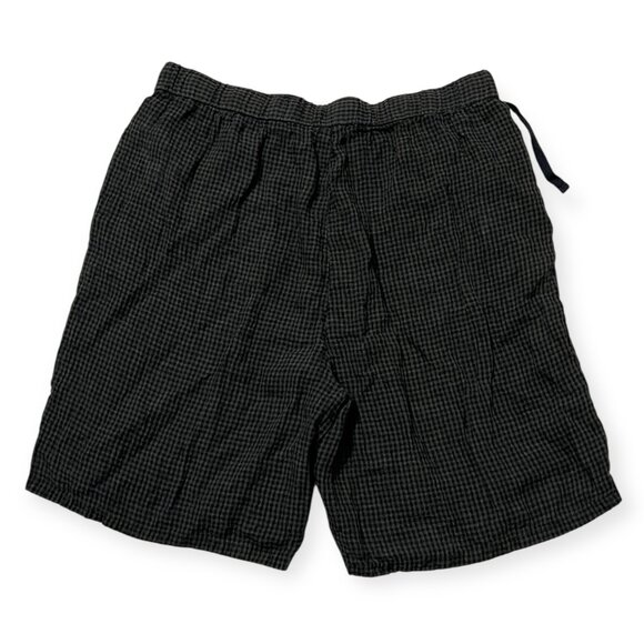 Eileen Fisher Pants - NWOT Eileen Fisher Grid Check Drawstring Linen Shorts M Women’s Casual Summer